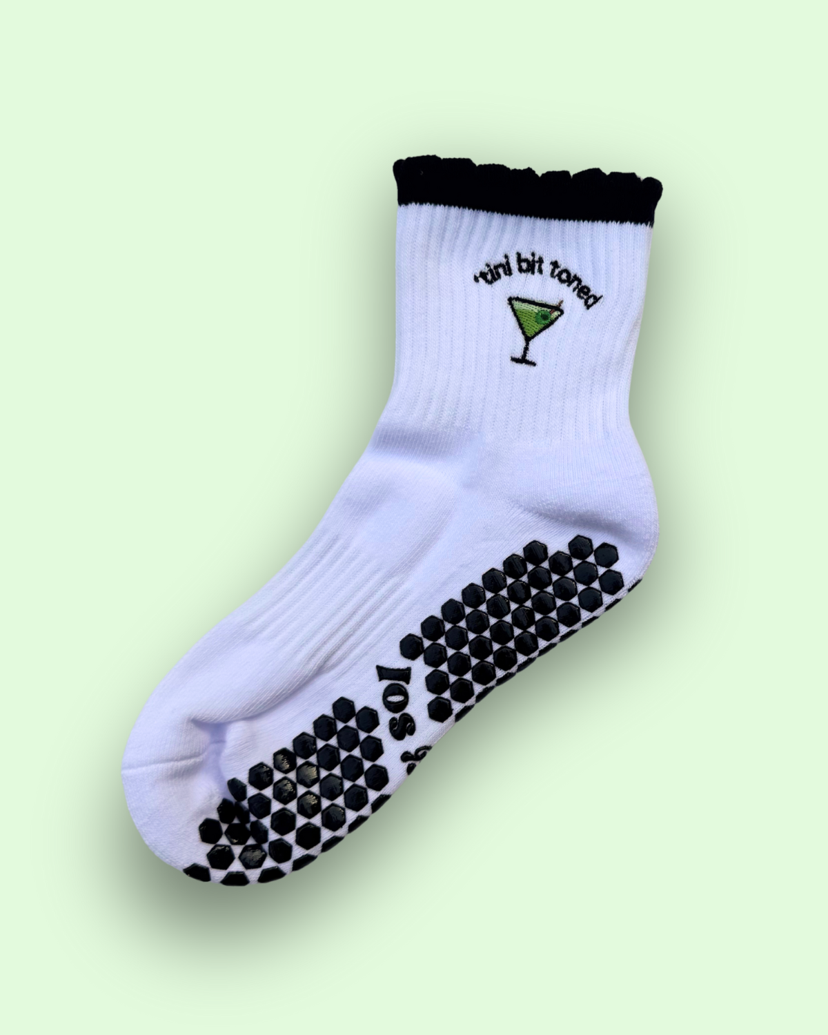 Martini Style Grip Sock